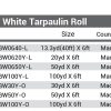 blue&white trapaulin roll